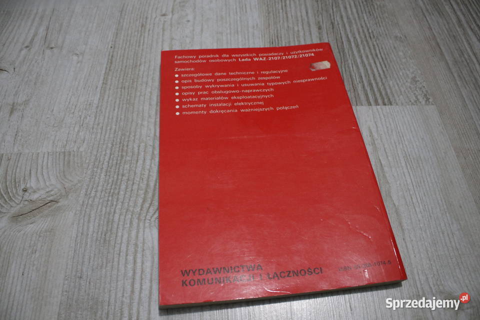 Książka Lada WAZ 2107 21072 21074 Pozostałe Wrocław