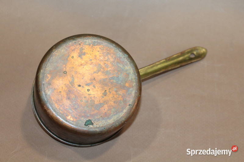 Miedziany garnuszek z rączką 1050 Pozostałe Szczecin