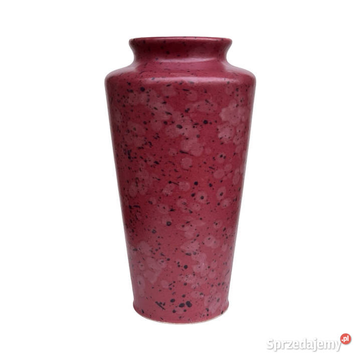 Bordowy ceramiczny wazon MF Design Niemcy lata mazowieckie Warszawa sprzedam