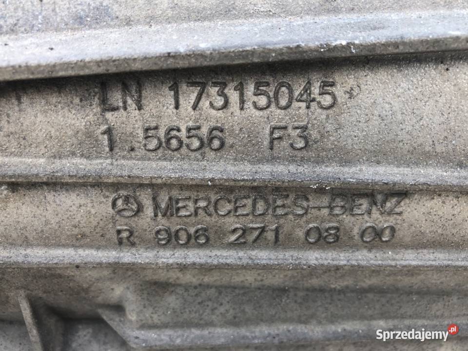 SKRZYNIA BIEGÓW MERCEDES W906 R9062710800 30 190 sprzedam