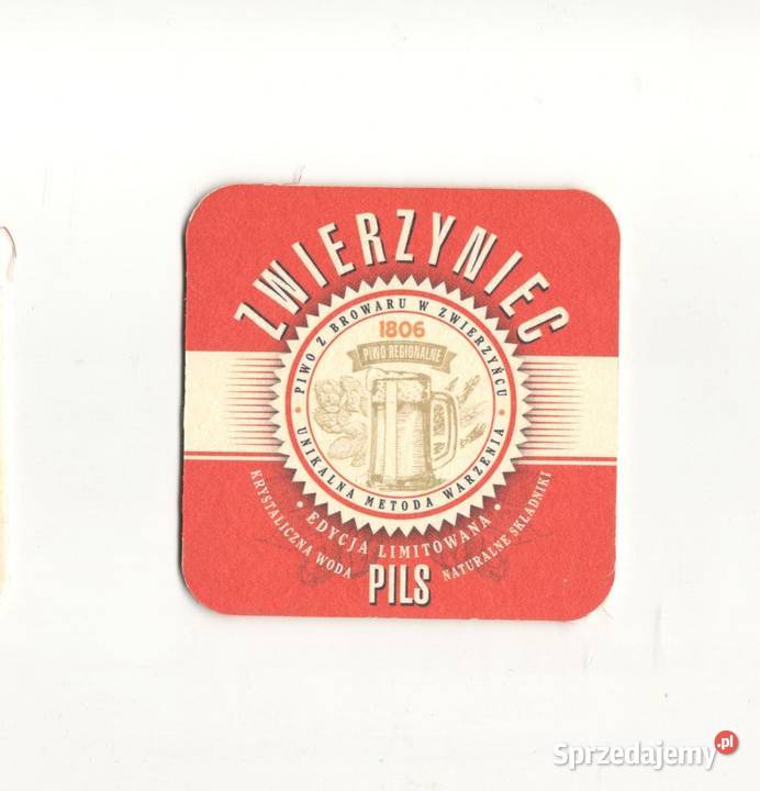 Zwierzyniec podstawka do piwa 2 Birofilistyka Gliwice sprzedam