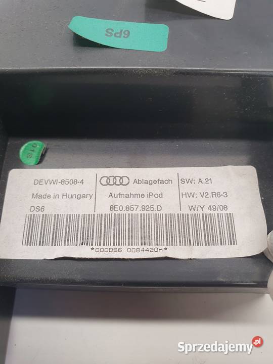 INTERFACE MULTIMEDIALNY AUDI A4 A3 TT 8E0857925D Sprzęt audio fabryczny