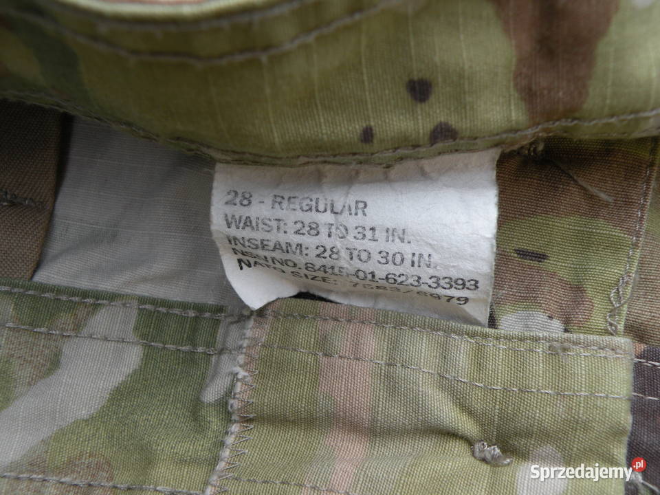 Spodnie ACU multicam OCP 28 regular FEMALE