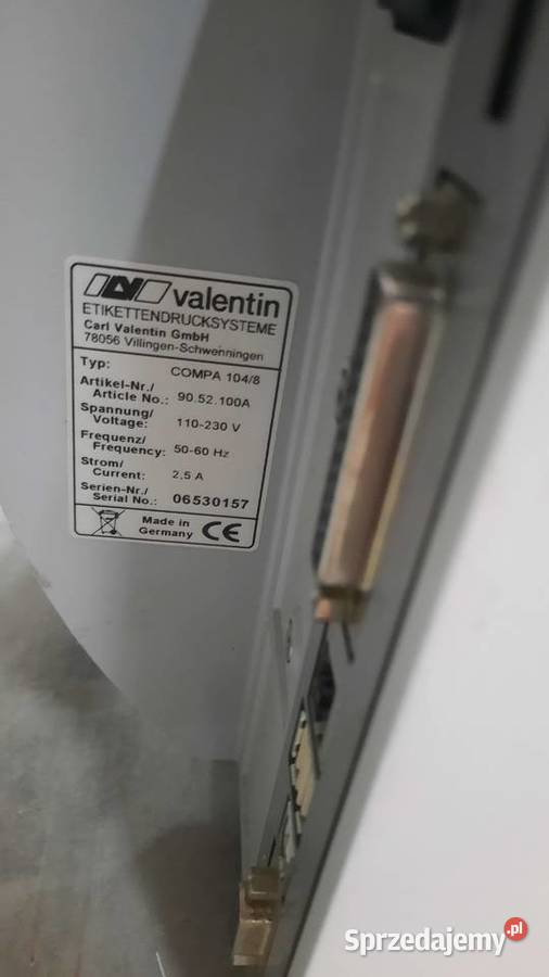 57A DRUKARKA DO ETYKIET PROD2005 Dębica
