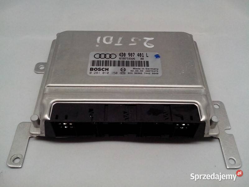 AUDI A8 D2 STEROWNIK KOMPUTER SILNIKA 4D0907401L osobowe