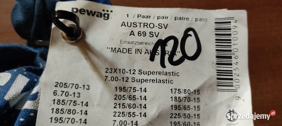 Łańcuchy antypoślizgowe do wózków Do wózków widłowych