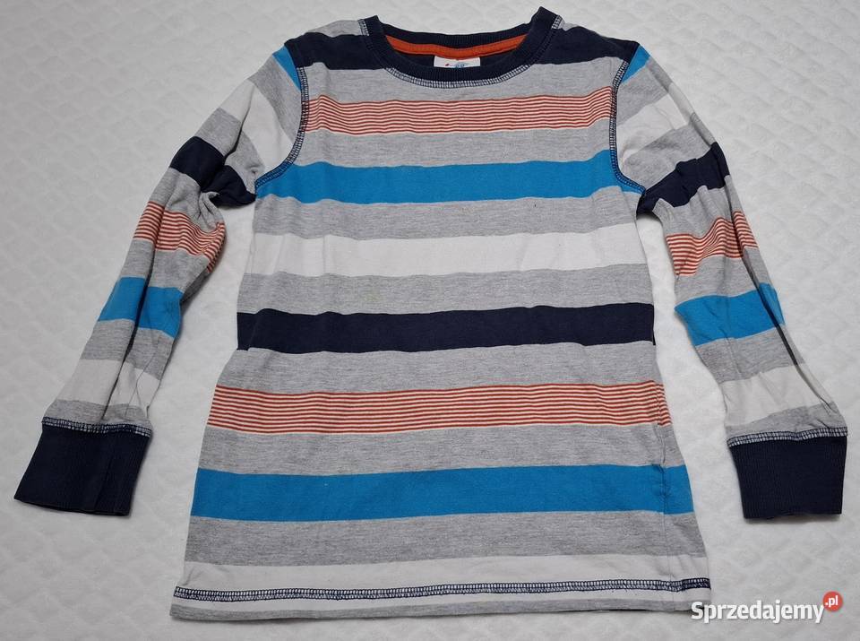Koszulka długi rękaw chłopięca paski Topolino Topolino śląskie Czeladź sprzedam