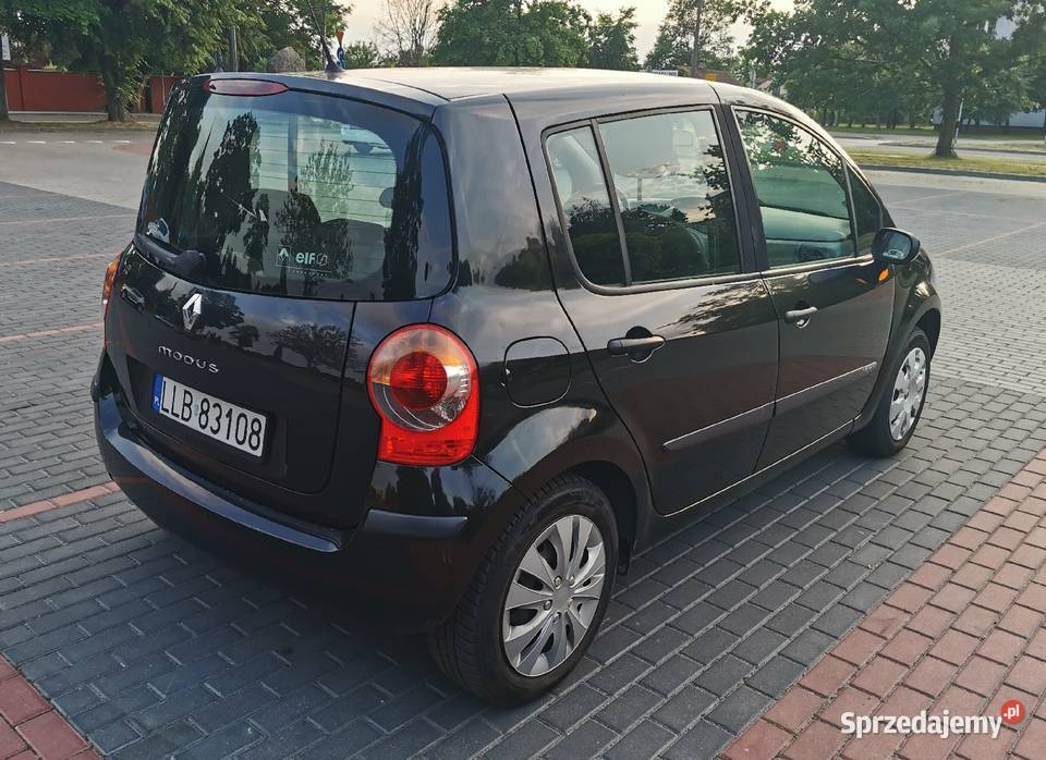 Renault Modus 16 Benzyna nieuszkodzony Parczew