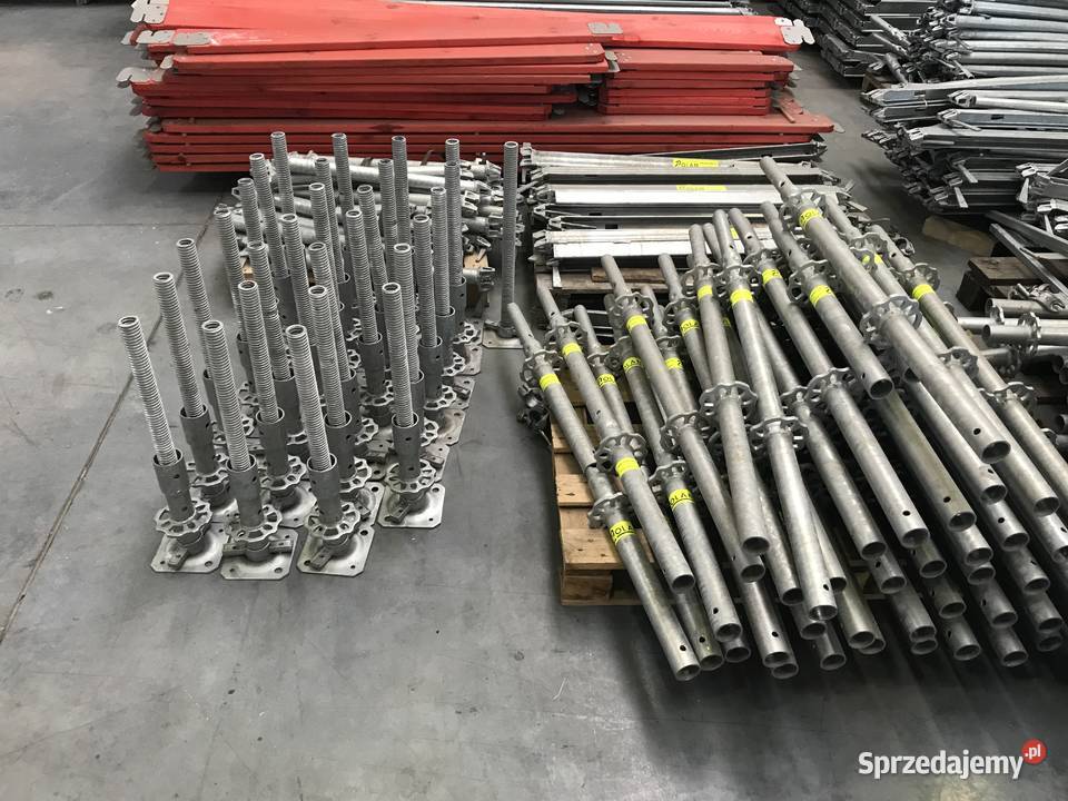 Rusztowanie modułowe 190 m2 choinkowe typ Łomża wyposażenie