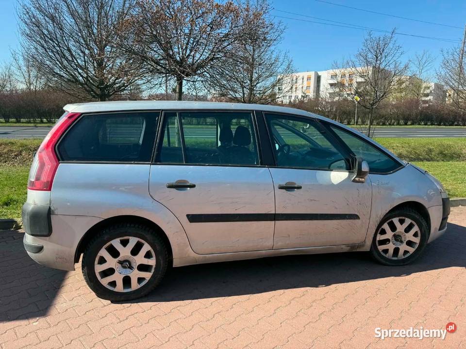 Citron c4 grand picasso 18 benzyna uszkodzony