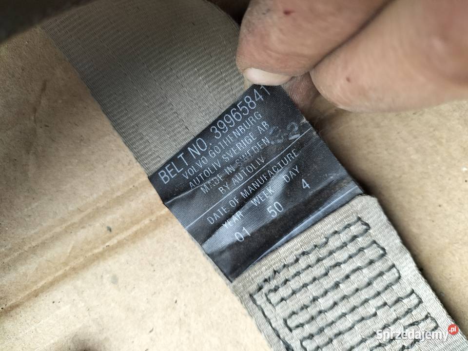 Volvo S80 39966453 PAS BEZPIECZEŃSTWA LEWY PRAWY