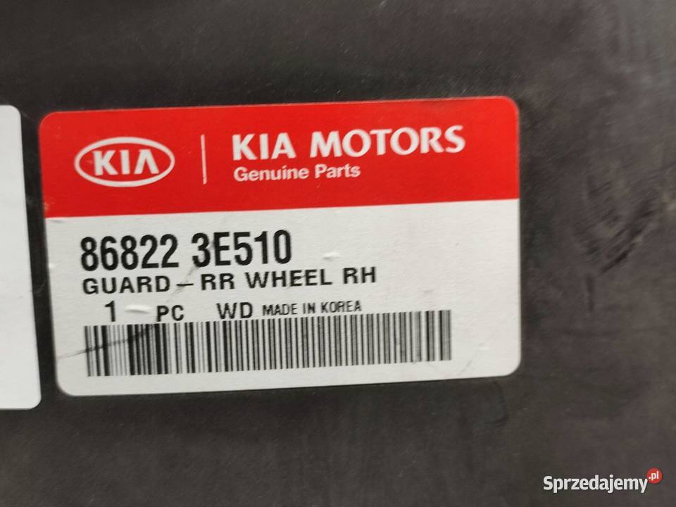 NADKOLE PRAWY TYŁ KIA SORENTO AT LX EX 20072009 osobowe