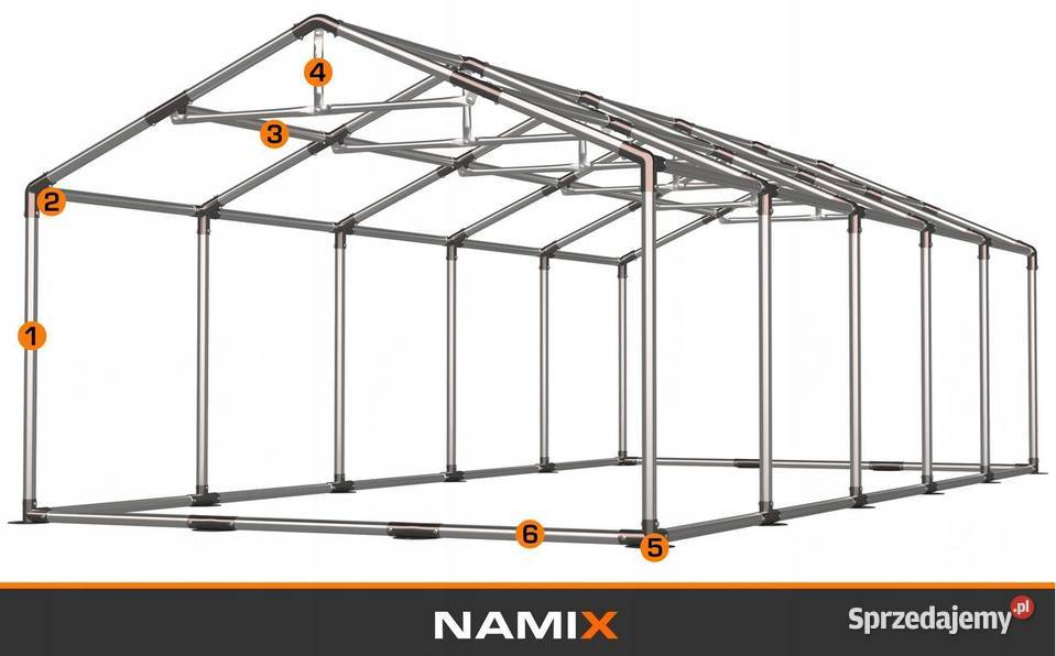 Namiot GRAND 6x10 ogrodowy imprezowy garaż