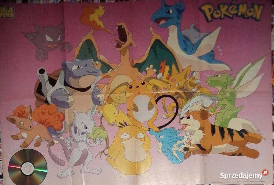 plakat gaming poster żółty kurczak Pokemon podkarpackie Rzeszów