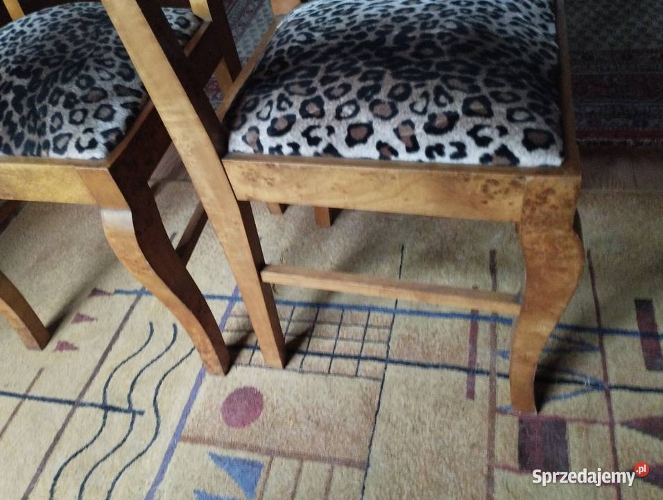 Krzesła artdeco 2sztuki śląskie Sosnowiec