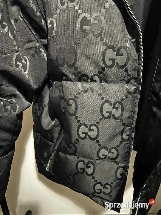 GUCCI kurtka zimowa czarna rozmiar 50XL Kurtki i płaszcze Łódź