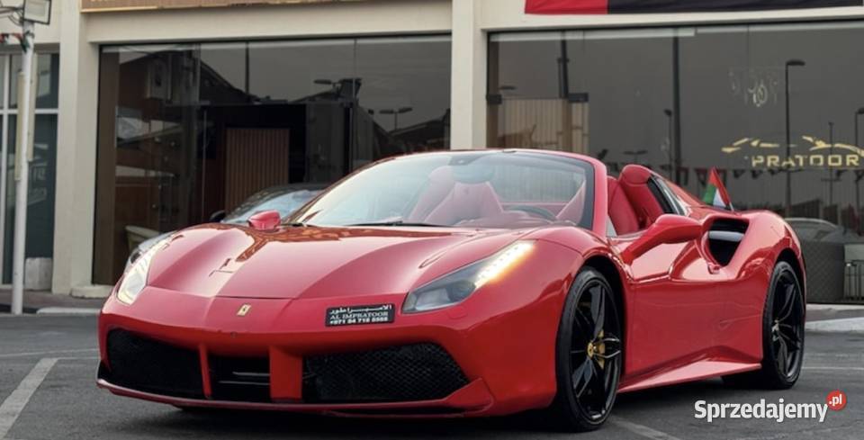FERRARI 488SPIDERCARBON 2017 75000km dolnośląskie Wrocław