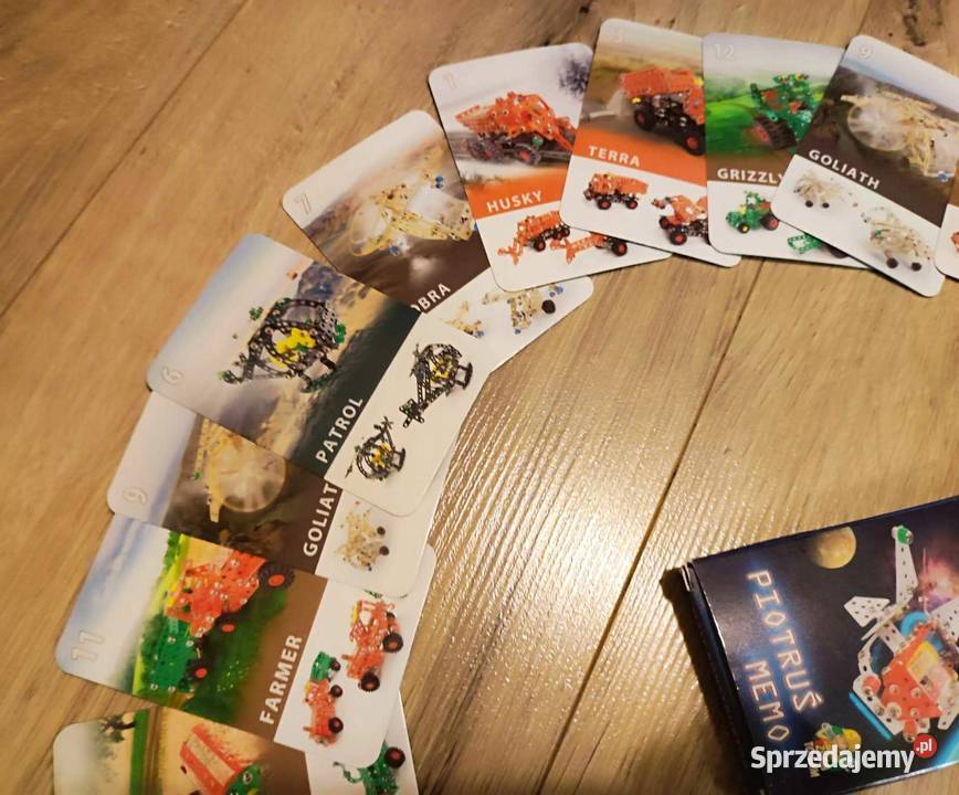 Gra karciana Piotruś Memo Mały Konstruktor Ciechocinek
