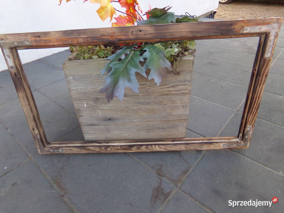 Okno rama loft na lustro aranżację zdjęcie 51x94 Ełk