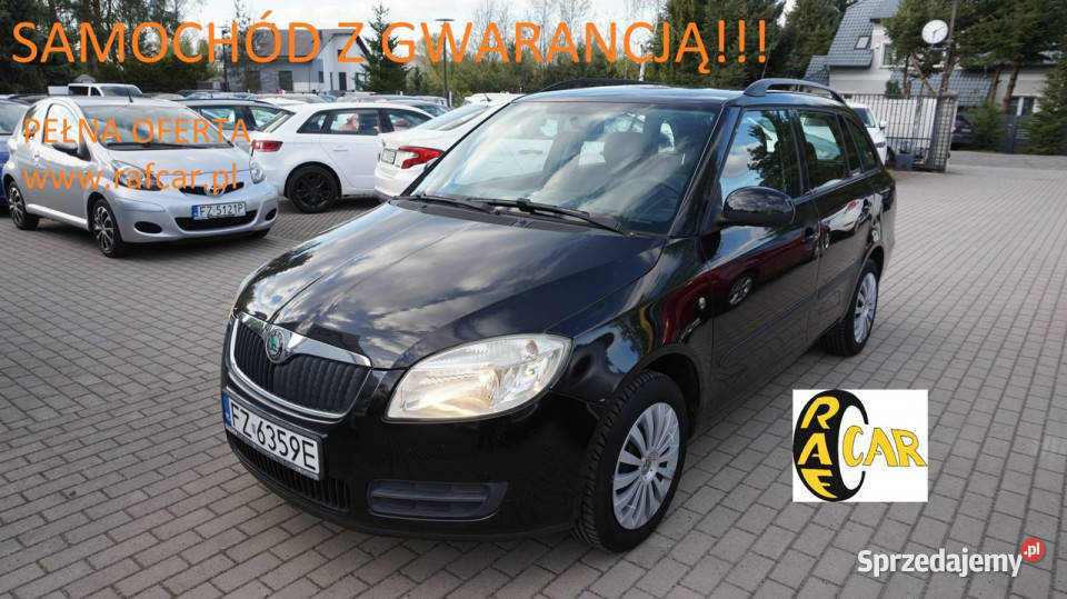 koda Fabia zarejestrowany ubezpieczony Gwarancja czarny Zielona Góra