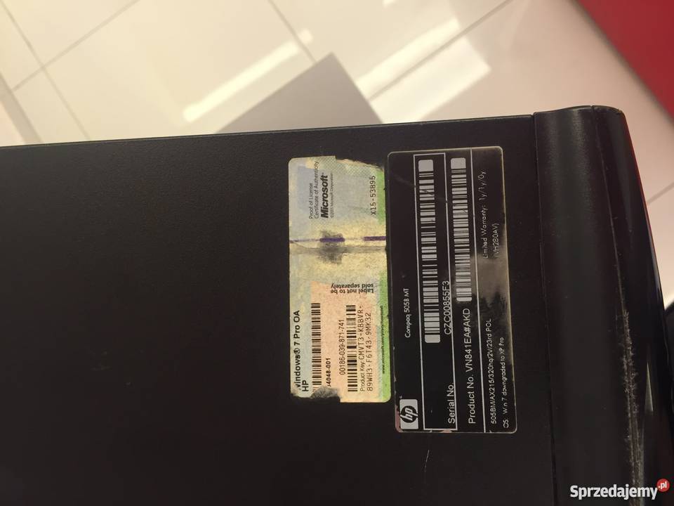 Komputer stacjonarny HP Compaq 505B MT z
