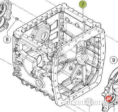 CLAAS Arion 610 660 Obudowa Skrzyni Biegów Jastrzębniki