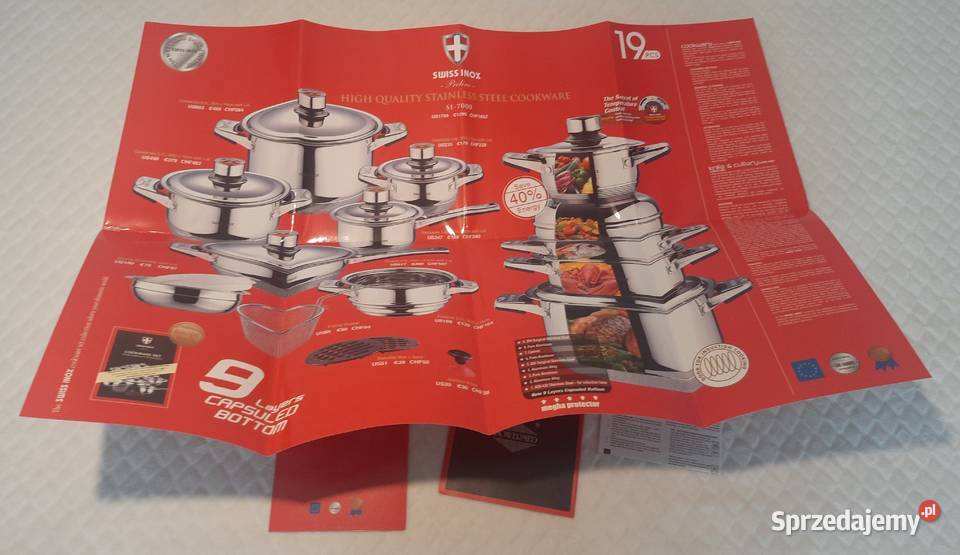 Swiss Inox Proline Powermed książka kucharska Czeladź