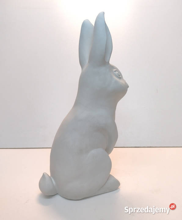 Duży Zając WIELKANOCNY 38 Figura Rzeźba Zajączek Przemyśl
