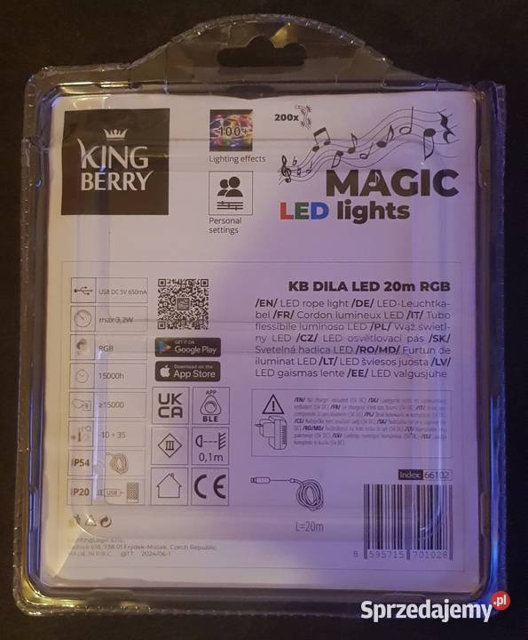 TAŚMY LED King Berry Music Magic RGB LED Oława sprzedam