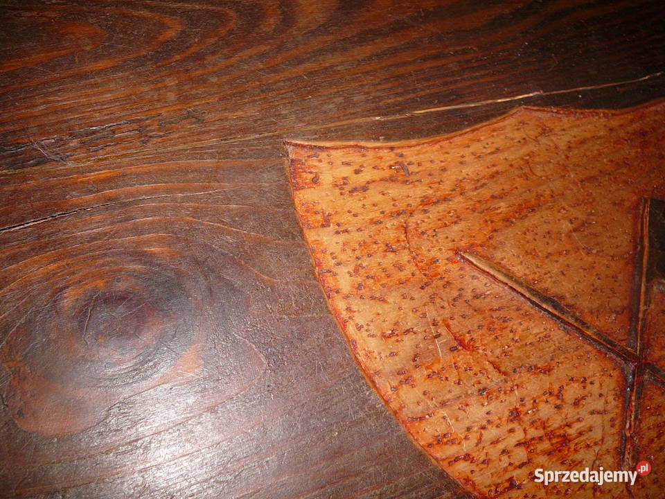 Stara drewniana skrzynia kufer 1897 Wrocław