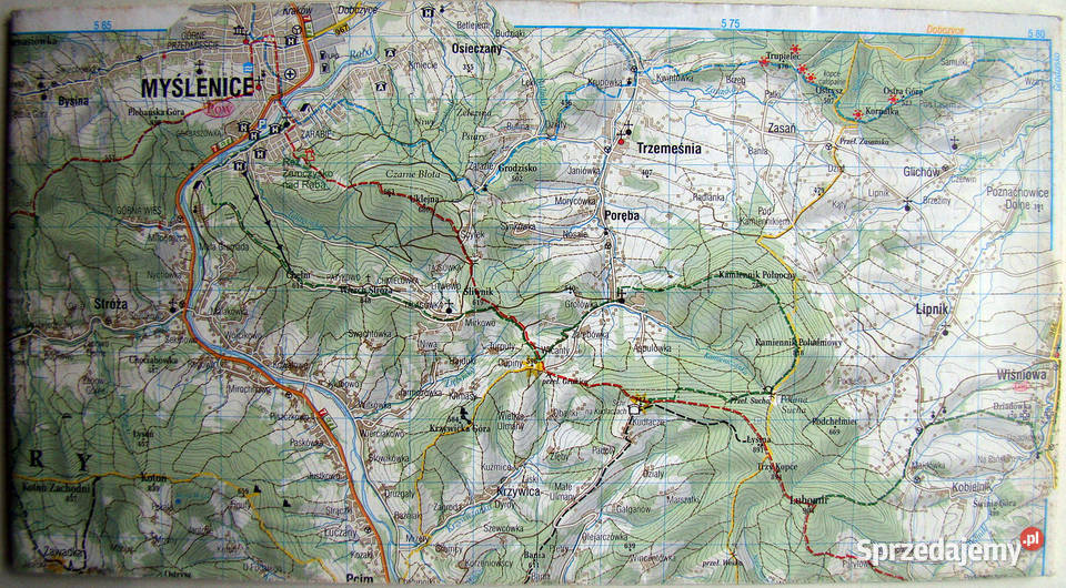 Mapy turystyczne Tatr Podhala i Zakopanego Limanowa