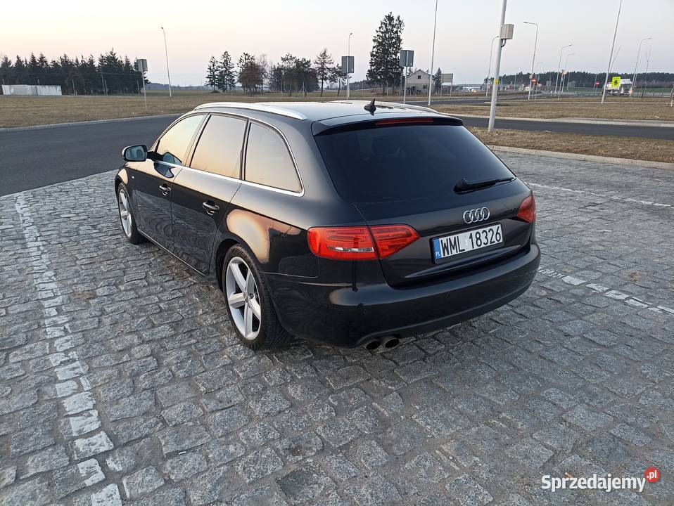 Audi A4 B8 kombi 20 TDI 143 2009r SLine stan manualna Wieczfnia Kościelna