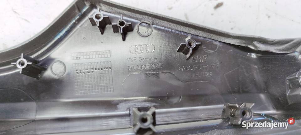PODŁOKIETNIK PRAWY TYŁ AUDI A4 B9 8W0867374D osobowe