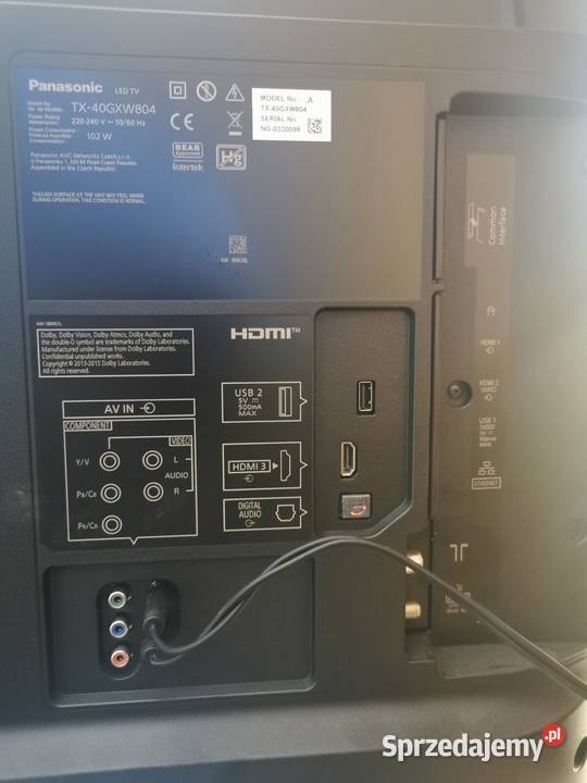 Telewizor LED LCD Panasonic TX40GXW804 uhd 4k Elektronika zachodniopomorskie Szczecin