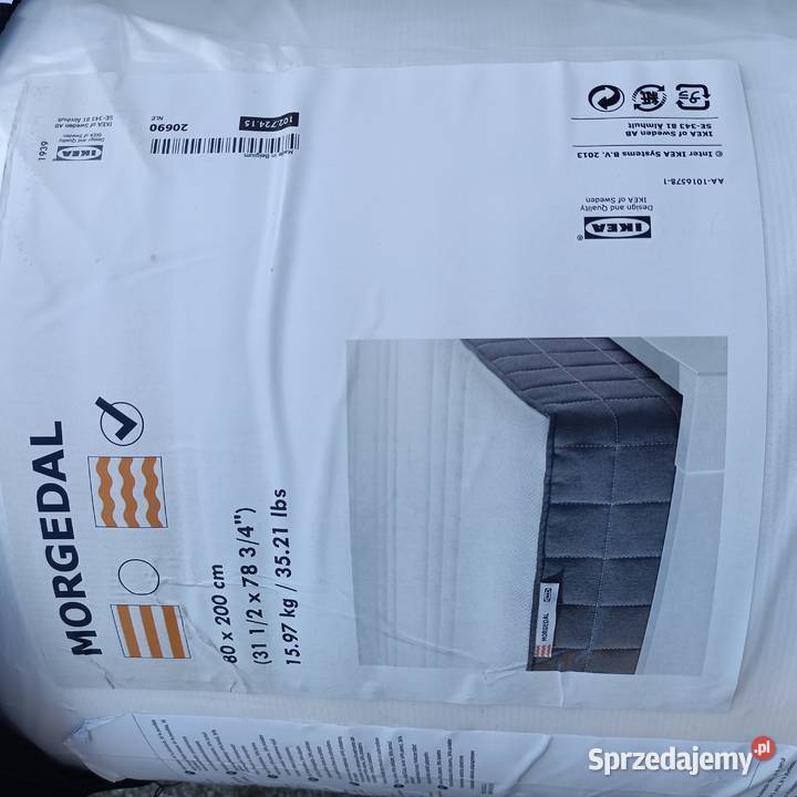 Materac 80x200 Ikea nowy 200cm lubelskie Chełm sprzedam