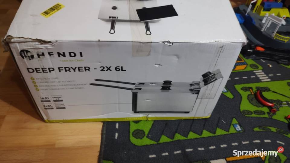 Frytownica elektryczna 12L 2 x 6L 6600W Hendi Książ Wielkopolski