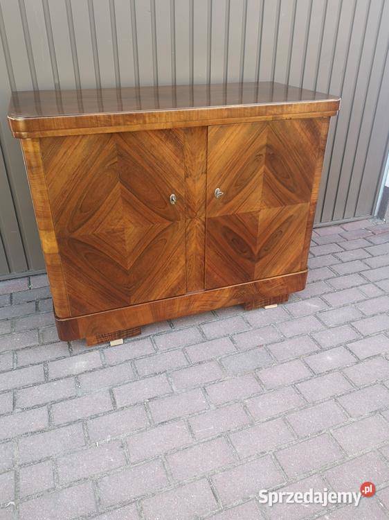 Komoda Pomocnik ARTDECO Orzech Stara Antyk Swarzędz