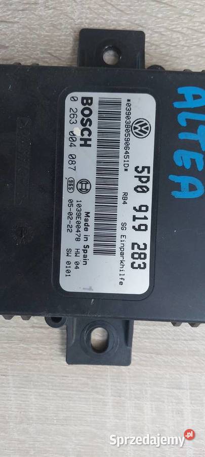 Moduł sterownik PDC VW ALTEA 5P0919283 zachodniopomorskie Szczecin sprzedam