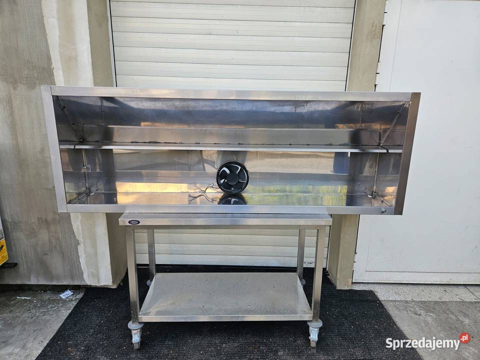 Okap nierdzewny przyścienny 200x70 Gastronomia