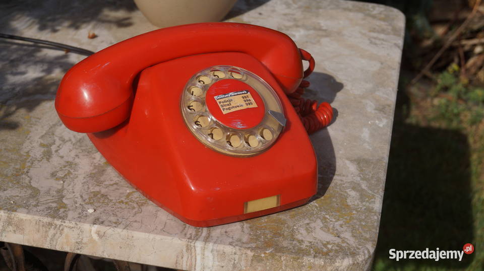 Telefon RWT CB 740 czerwony