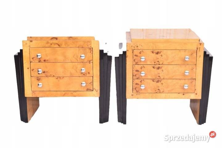 Dwie Komody Art Deco Stolik Nocny Szafki Szafy 3 Kraków