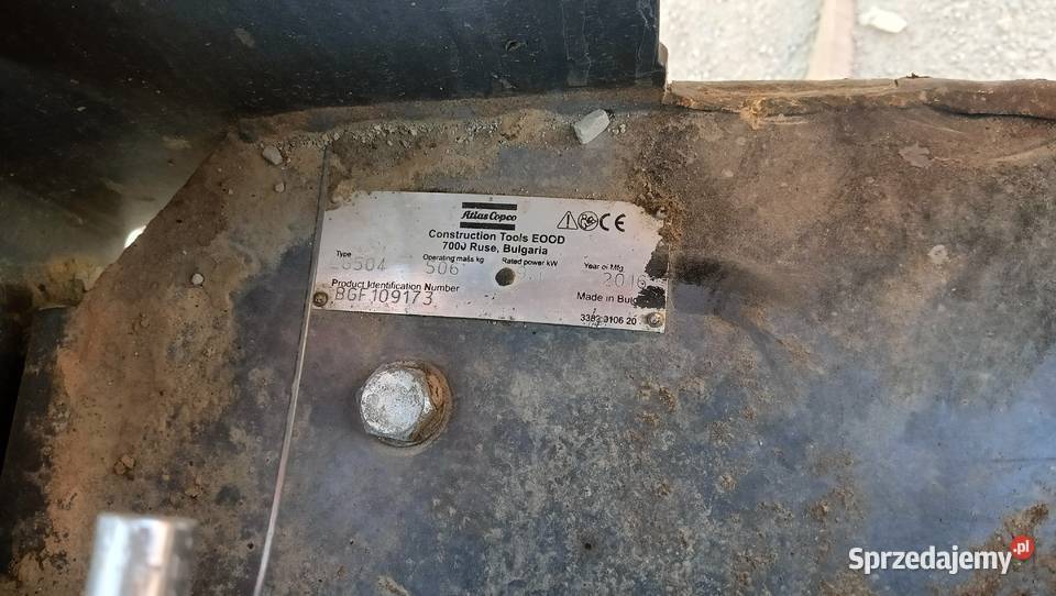 Zagęszczarka atlas copco 500 2016r