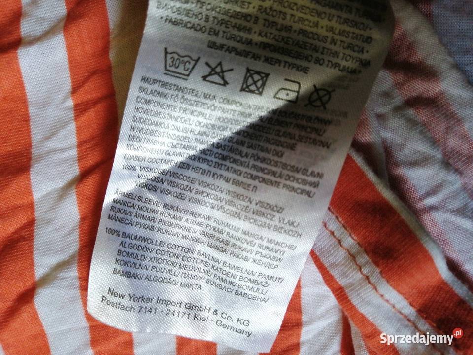 Bluzka w paski bluzeczka koszulka nowa Yorker Topy i koszulki wielkopolskie Leszno