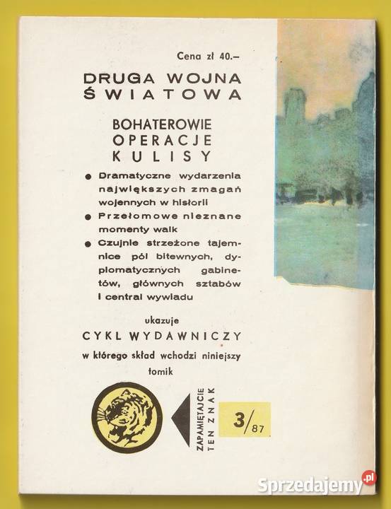 ŻÓŁTY TYGRYS DYKTATOR Z VICHY 1987