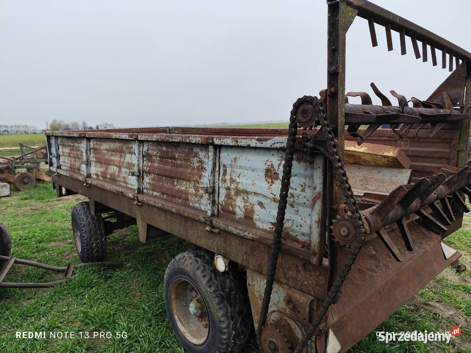 Rozrzutnik obornika dwu osiowy nieuszkodzony mazowieckie Stara Kornica