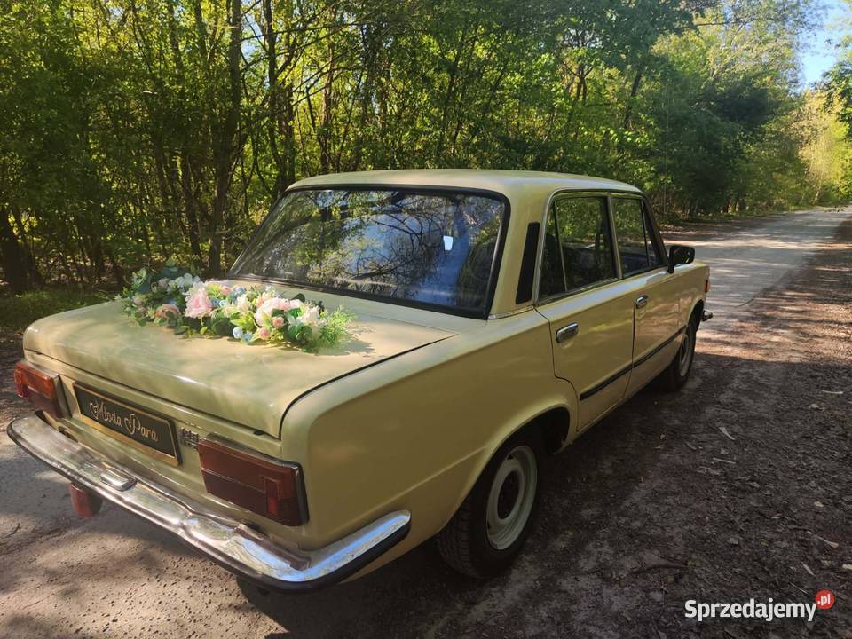 Auto do ślubu Fiat 125p retro do ślubu Tarnów i