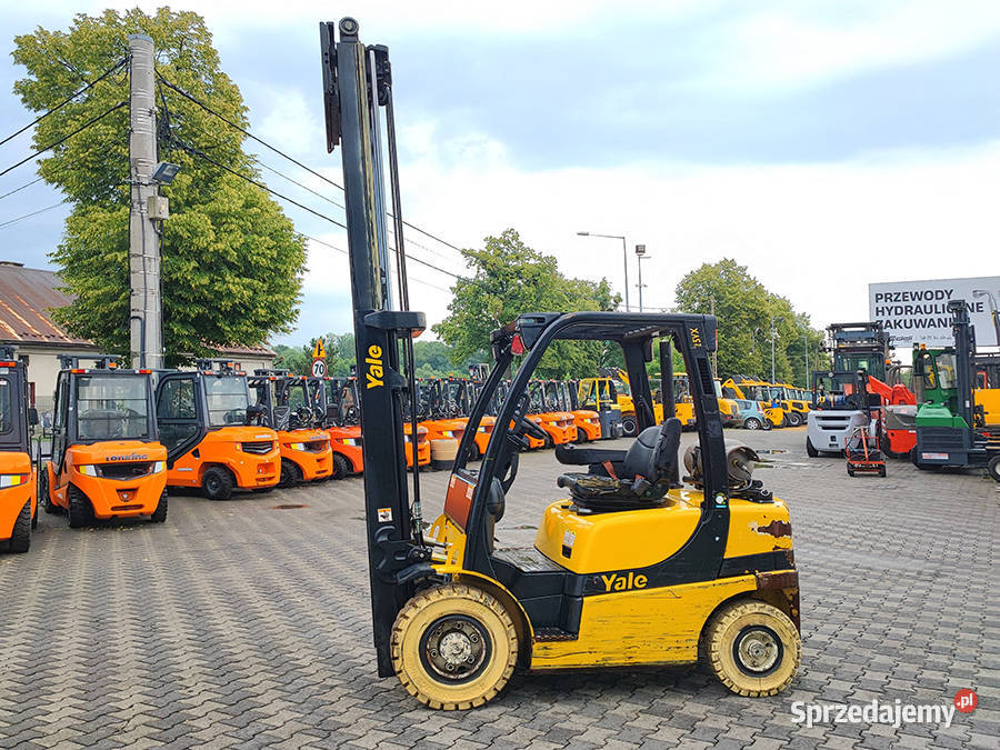 Wózek widłowy Yale GLP256VX 2016duplex 32 m LPG