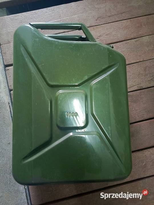 Kanister metalowy 20l PRL nowy sprzedam
