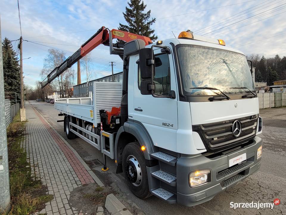 Mercedes AXOR 1824 HDS Palfinger 15500 4 Wysuwy podgrzewana przednia szyba podkarpackie Łańcut