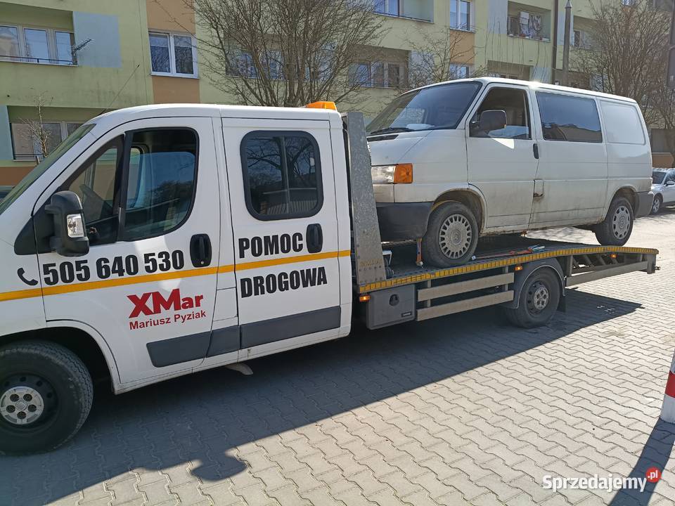 Fiat Ducato laweta pomoc drogowa światła LED